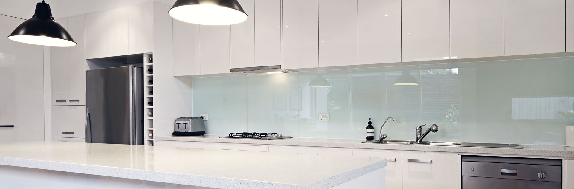 kitchen glass backsplash ideas
